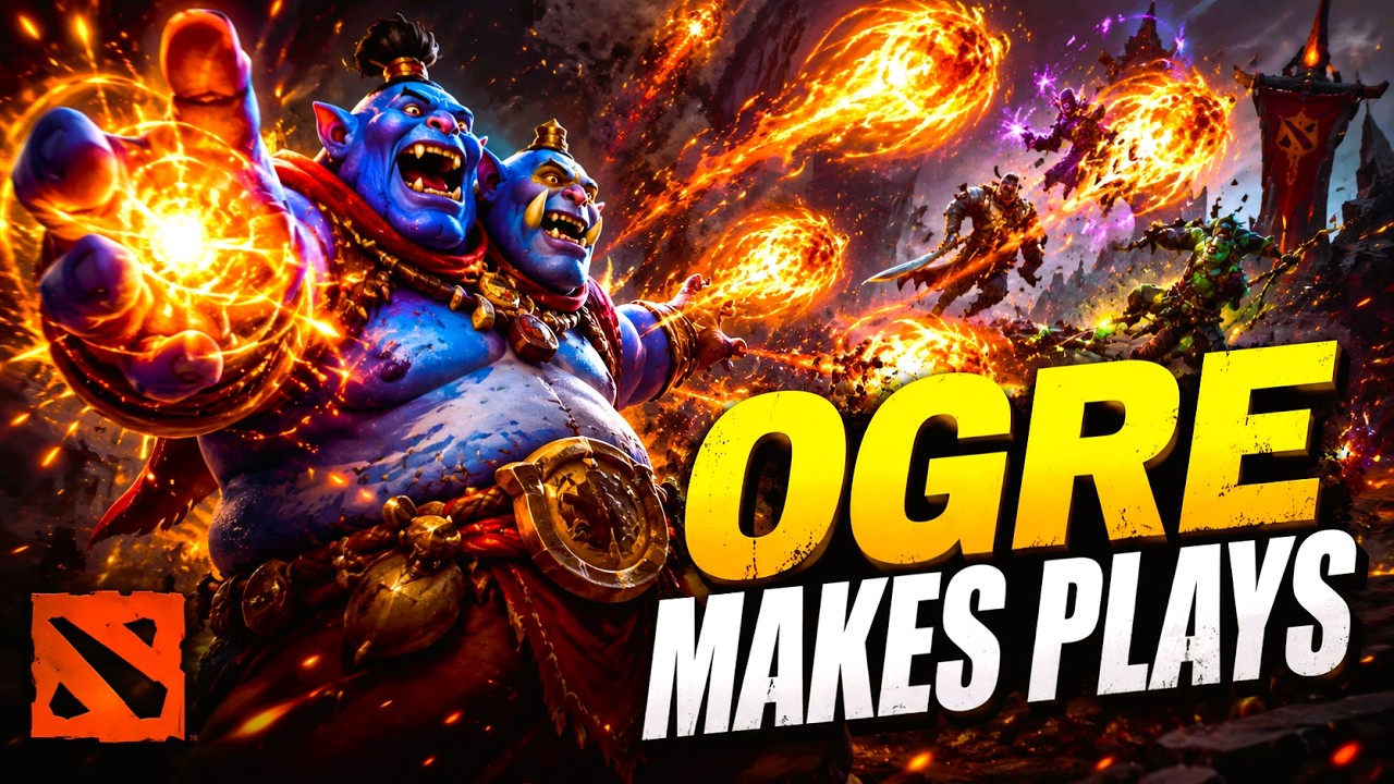 DOTA 2 Ogre Magi Best Moments & Funny Clips Compilation#gaming #dota2 #ogremagi #dotaclips backdrop