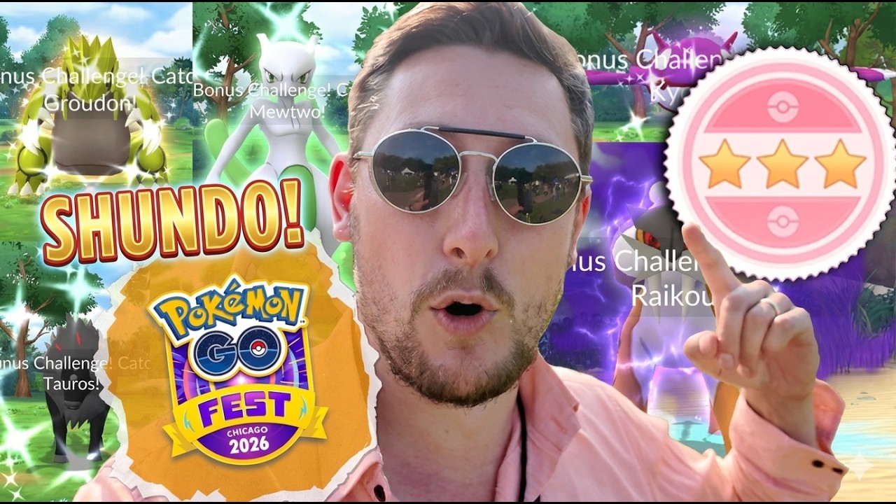 We GOT a SHUNDO... Then GAVE One Away! 🤯 Pokemon GOFest Chicago Was INSANE! backdrop