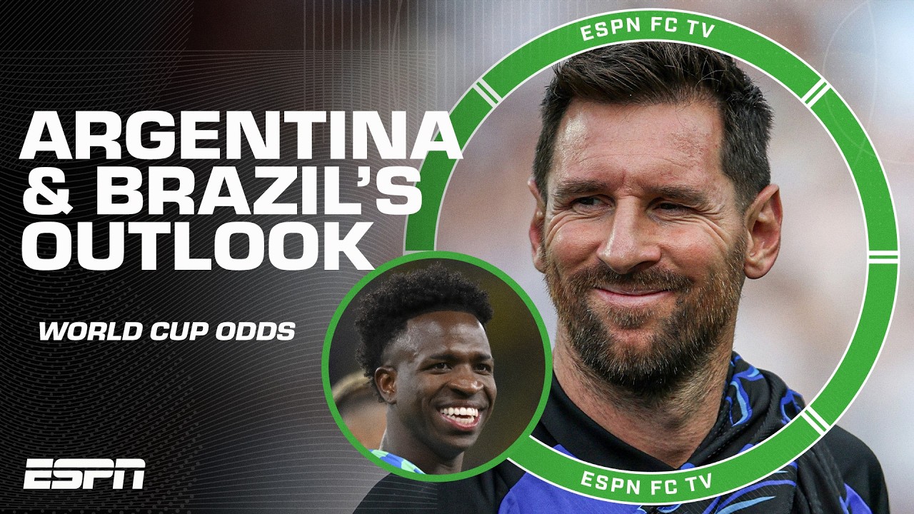 WORLD CUP EXPECTATIONS for Argentina and Brazil 👀 Who’s the better team⁉️ | ESPN FC