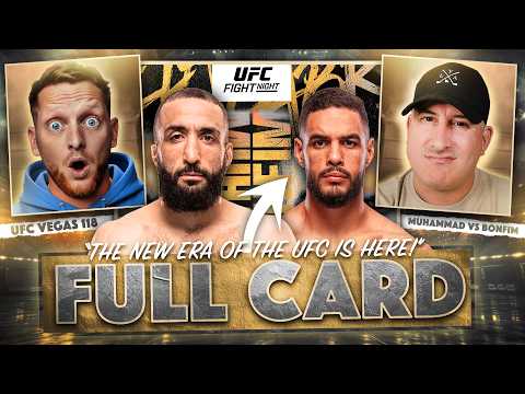 UFC Vegas 118: Muhammad vs. Bonfim FULL CARD Predictions, Bets and DraftKings