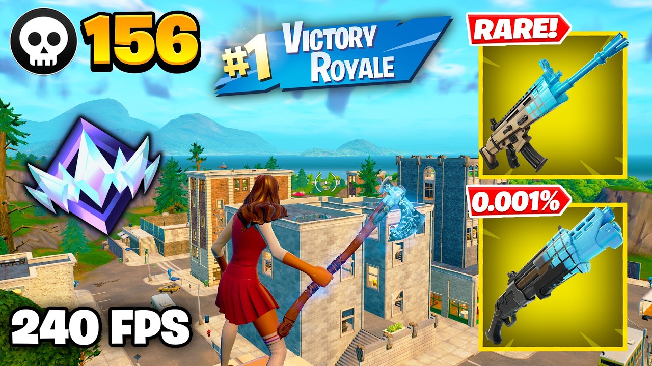 156 Elimination "RANKED RELOAD" Gameplay Wins (Fortnite Chapter 7 Keyboard & Mouse)