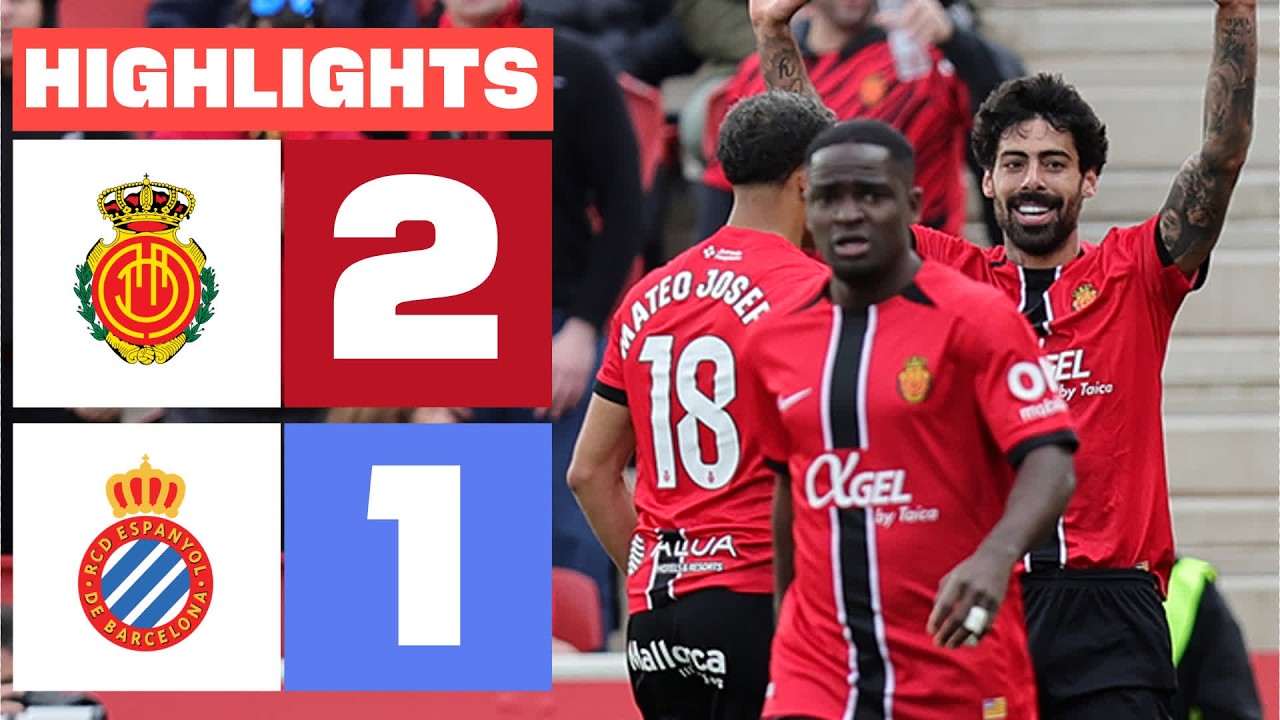 RCD MALLORCA 2 - 1 RCD ESPANYOL | RESUMEN LALIGA EA SPORTS