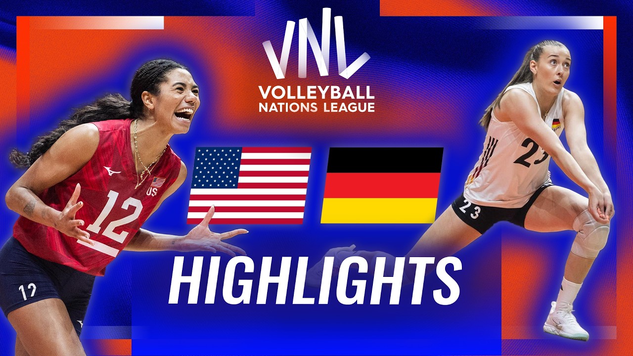 USA๐บ๐ธ vs. Germany๐ฉ๐ช - Highlights | Week 1 | Women's VNL 2026