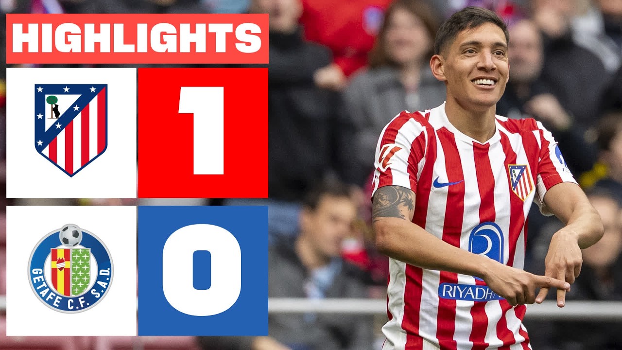 ATLÉTICO DE MADRID 1 - 0 GETAFE CF | RESUMEN LALIGA EA SPORTS