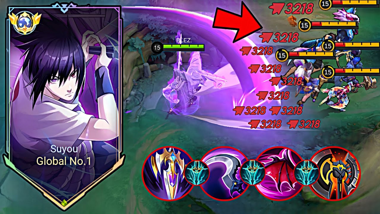 SUYOU TOP SUPREME SURVIVE EARLY TO MID GAME UNTIL CARRY TEAM!! (16Killss🔥!!) - MLBB