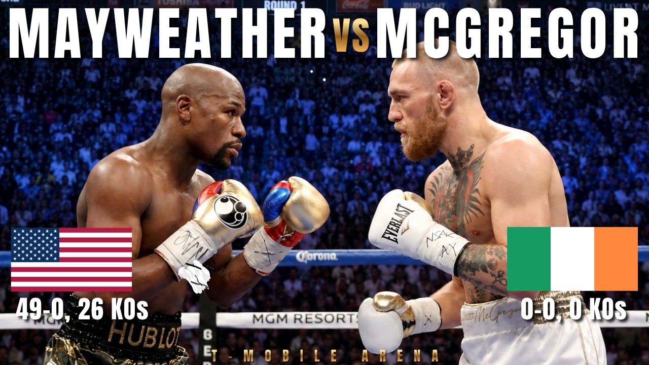 FLOYD MAYWEATHER JR (USA) vs CONOR MCGREGOR (IRELAND) Fight | TKO! backdrop