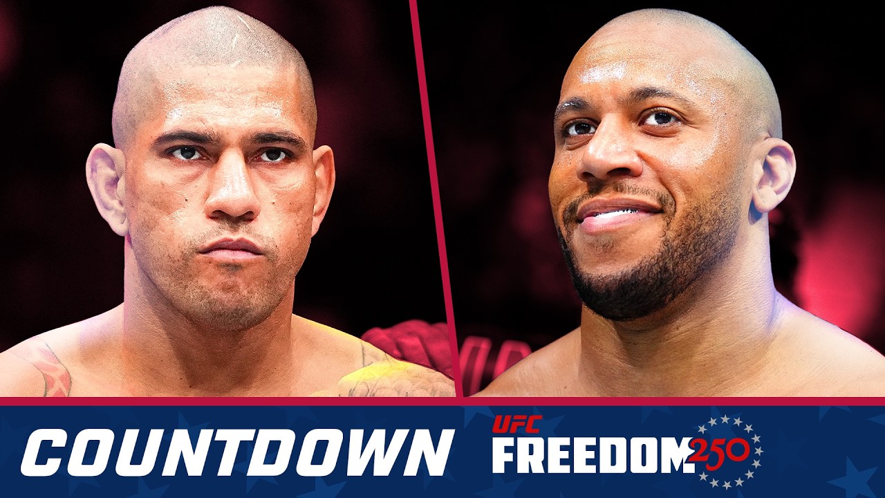 UFC Freedom 250 Countdown - Pereira vs Gane background