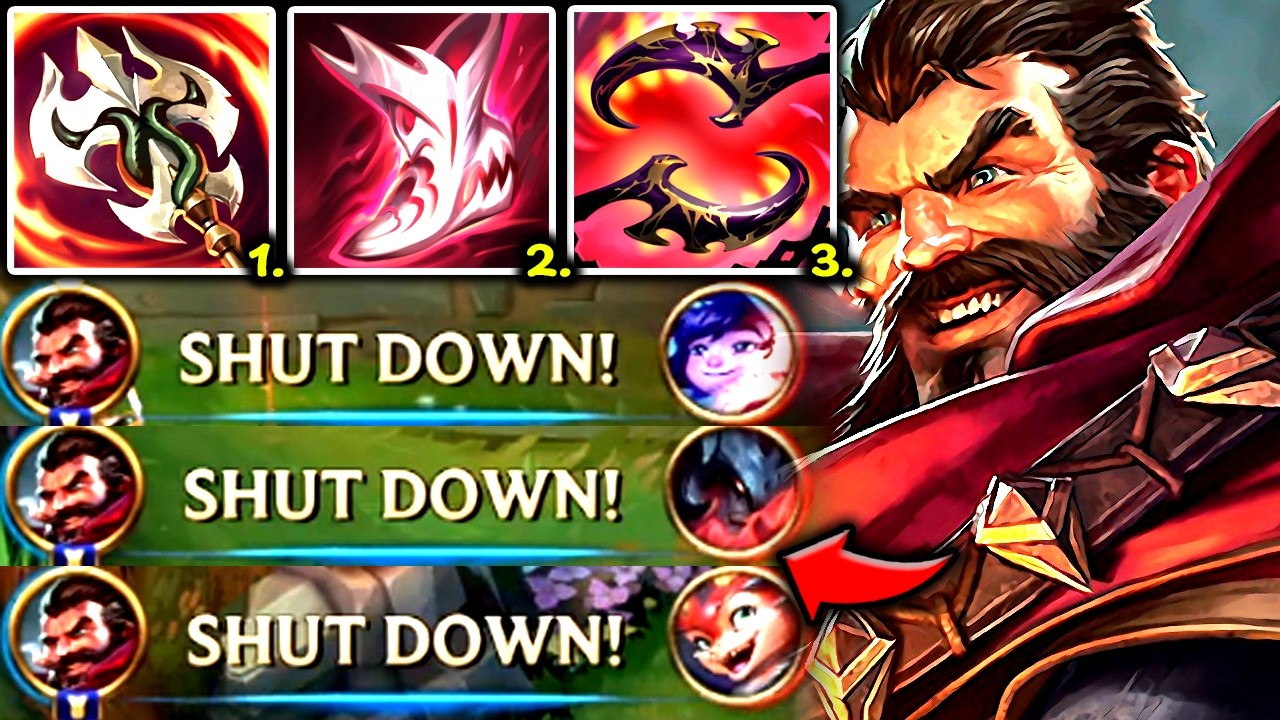 GRAVES TOP NEW 250% LIFESTEAL BUILD.. I 100% RECOMMEND IT! 👌 2026 Graves TOP Gameplay Guide backdrop
