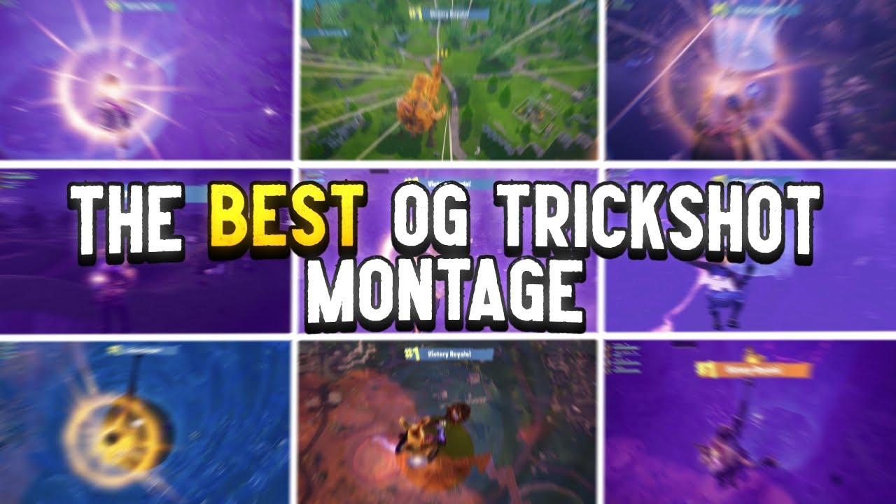 THE *BEST* OG FORTNITE TRICKSHOTS (community montage)