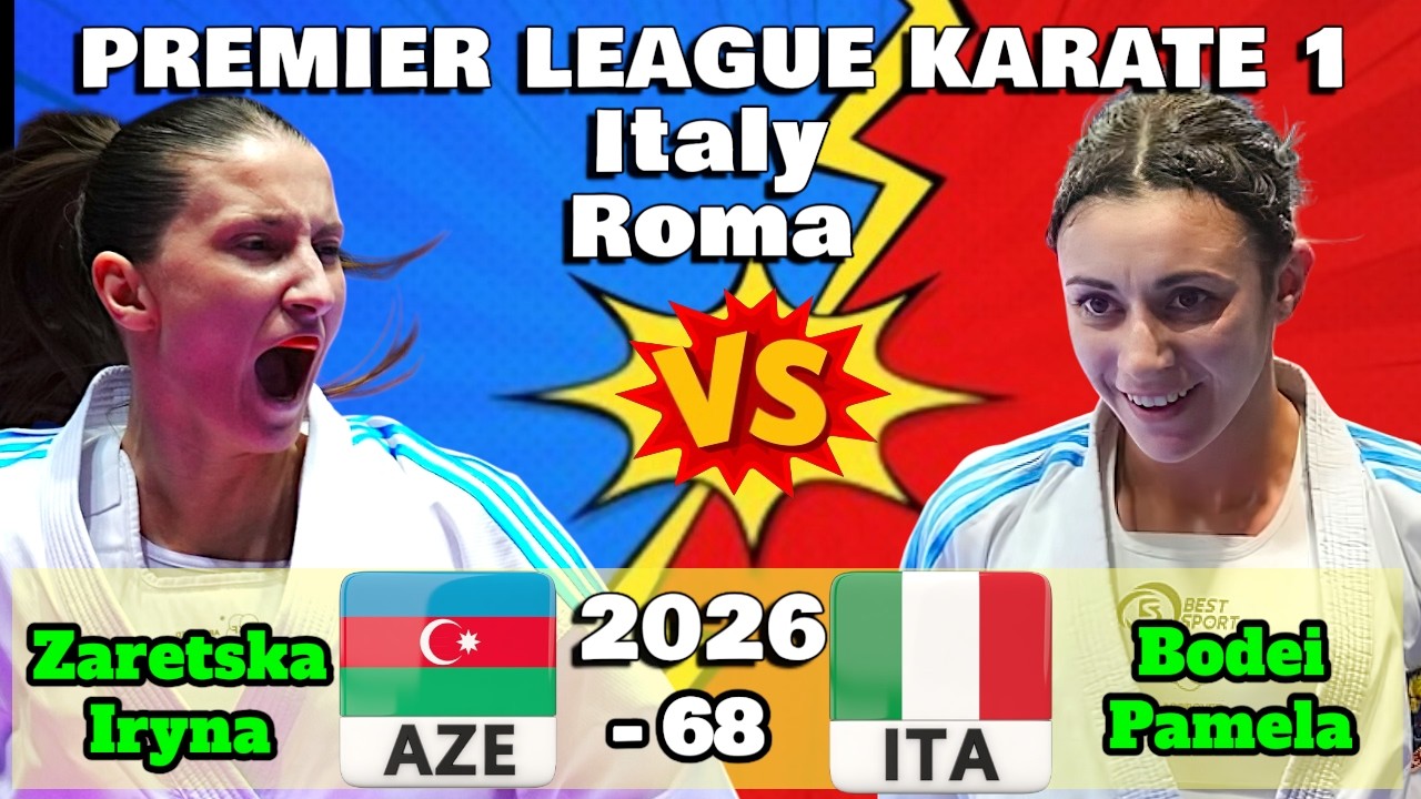 ZARETSKA Iryna AZE 🇦🇿 vs BODEI Pamela ITA 🇮🇹 | 2026 Premier League Italy | Seniors -68 kg