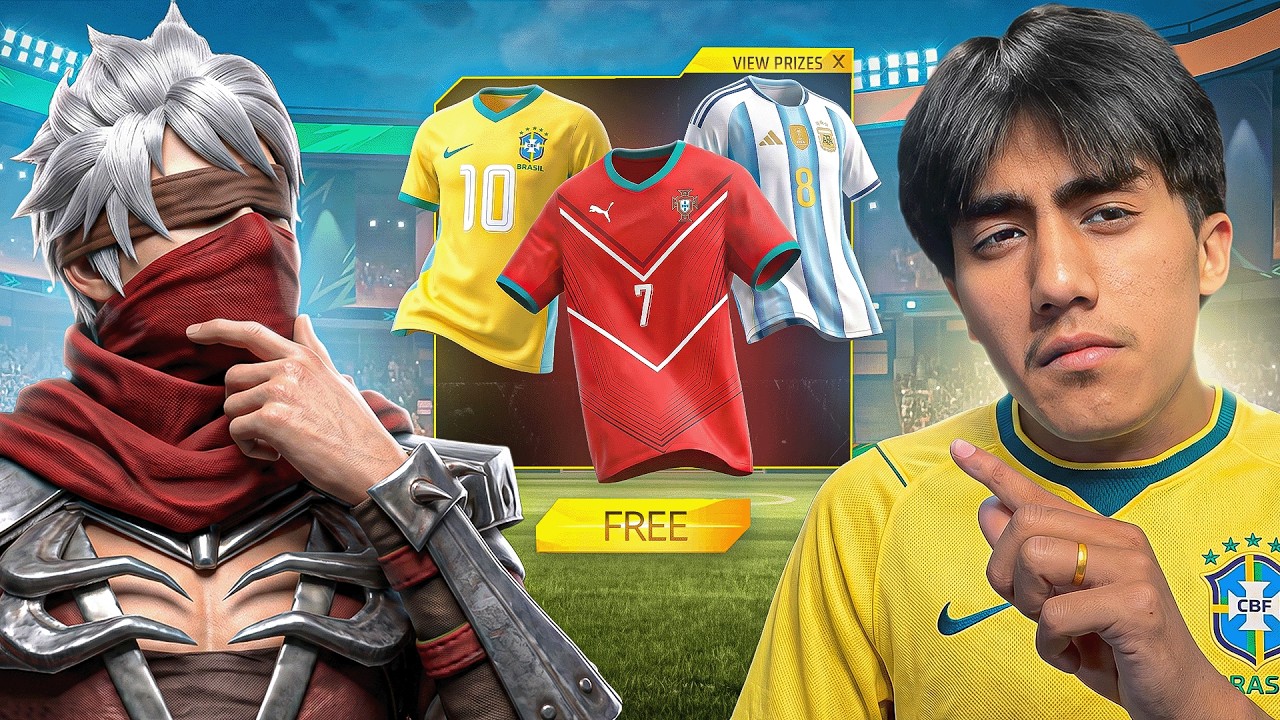 Finally Got My Favorite World Cup Jersey in Free Fire! 😍👕
