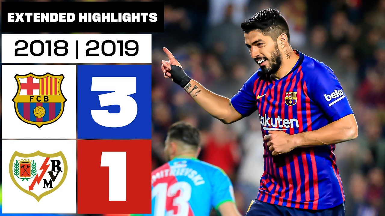 Cuando SUÁREZ finalizó la jugada con estilo ✨ | FC Barcelona 3-1 Rayo Vallecano 2018/19