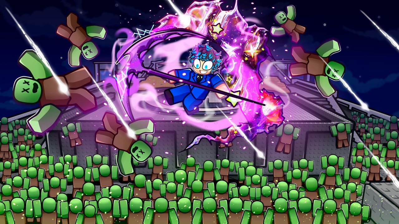 This RARE Galactic Weapon Shreds NIGHTMARE MODE on Survive Zombie Arena!