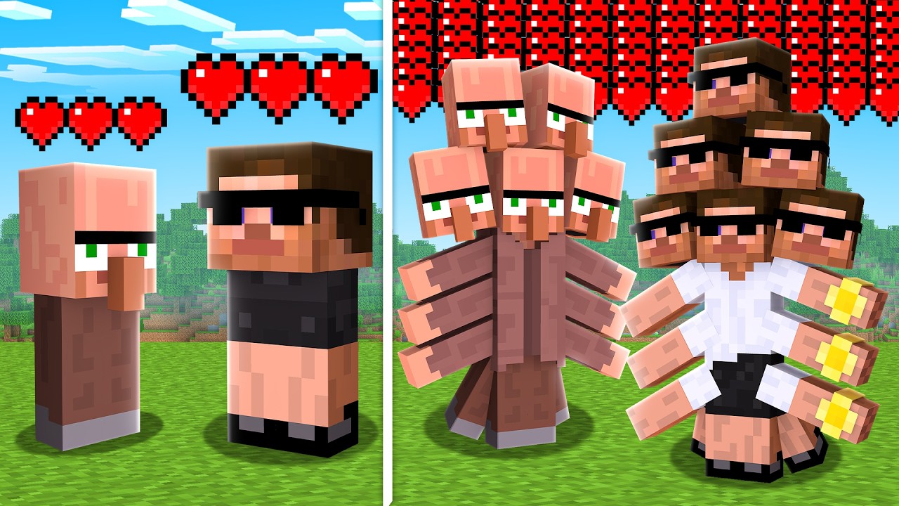 Minecraft But More Hearts Give More Body Parts.. backdrop