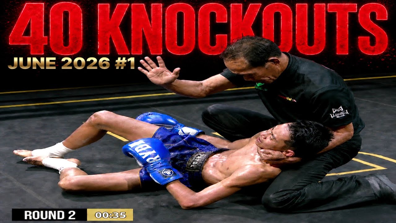 MMA & Muay Thai BEST 40 Knockouts | JUNE 2026 #1 ЁЯЪи backdrop