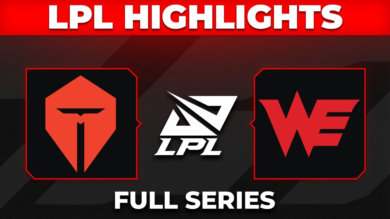 TES vs WE Highlights ALL GAMES | LPL 2026 Semifinals Split 2 | Top Esports vs Team WE backdrop