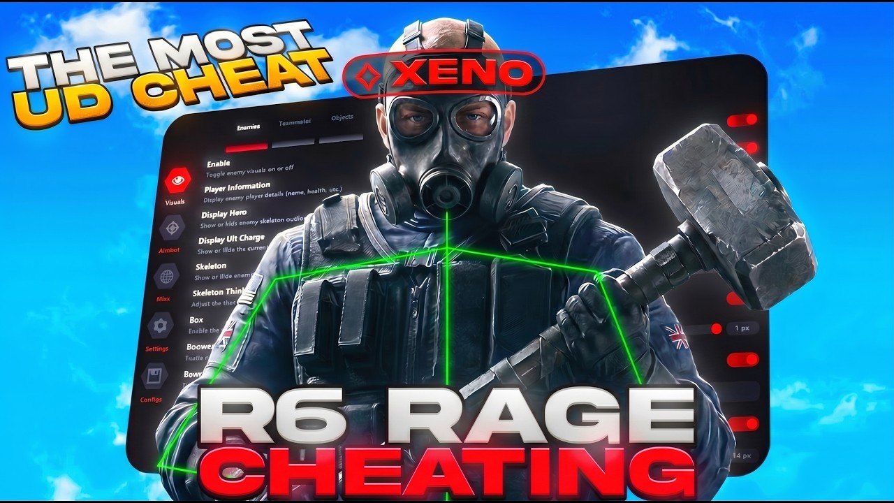 I Tried R6 Cheats In The New Season.. (INSANE!) backdrop