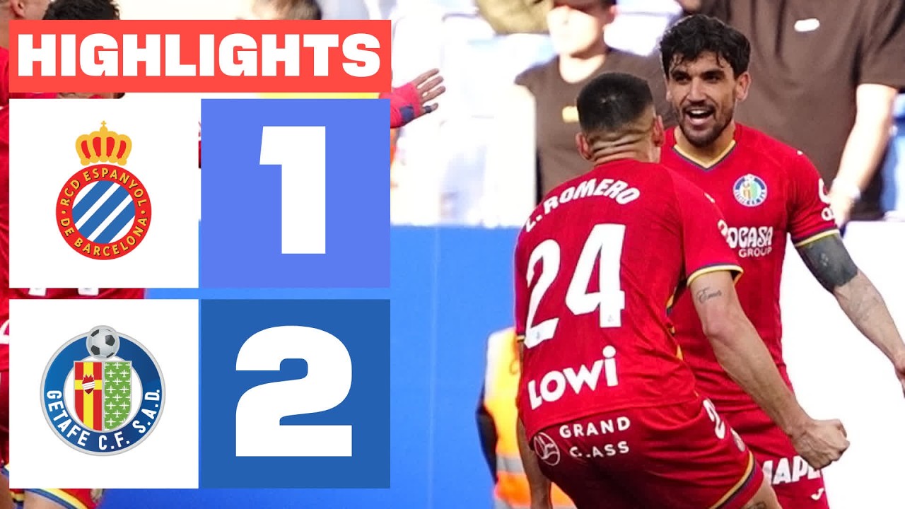 RCD ESPANYOL 1 - 2 GETAFE CF | RESUMEN LALIGA EA SPORTS