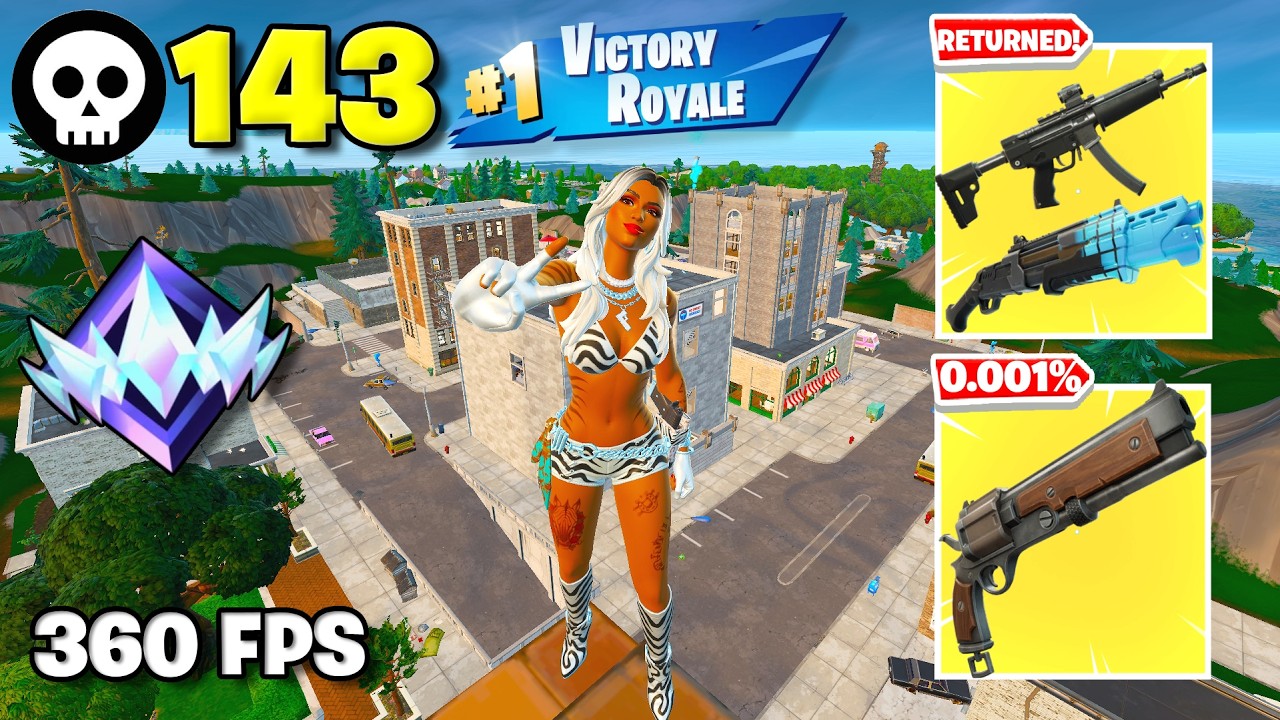 143 Elimination Solo "RELOADโ Gameplay Wins (Fortnite Chapter 7 Season 3 PS5 Controller)