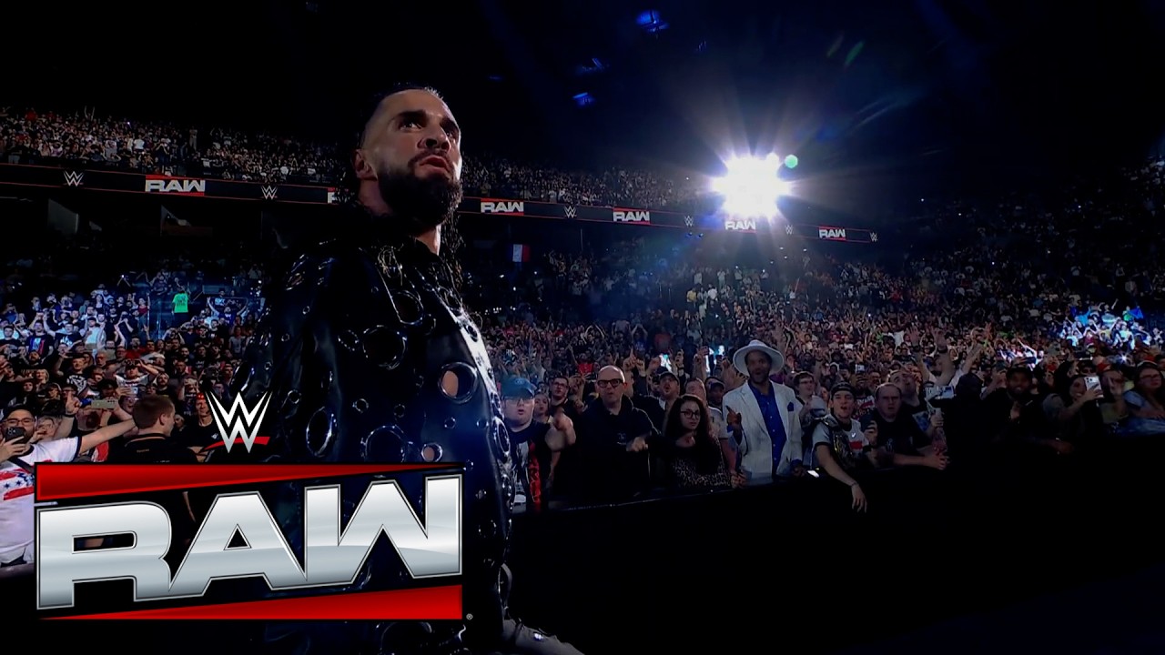 Seth Rollins Entrance: WWE Raw in Paris, France, June 8, 2026