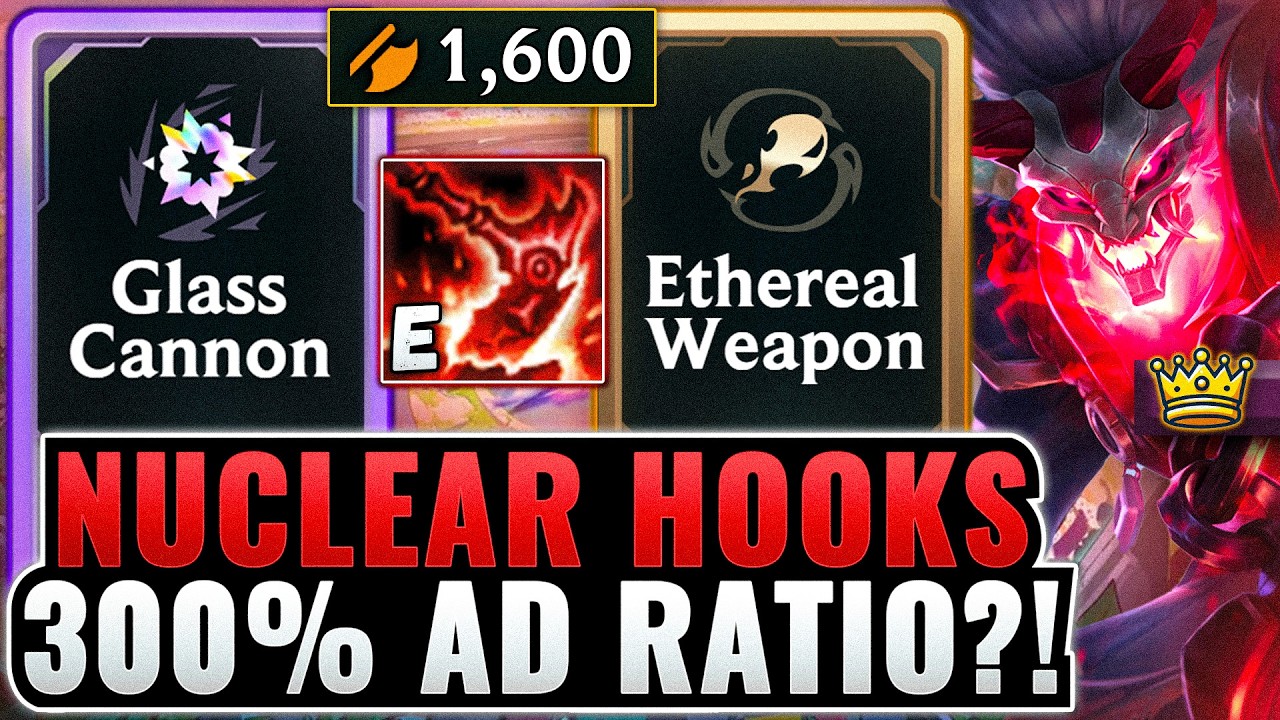6000 Damage Hooks: 300% AD Ratio Ability w/ 1600 AD - Instant 100 to 0 | League Arena Gameplay