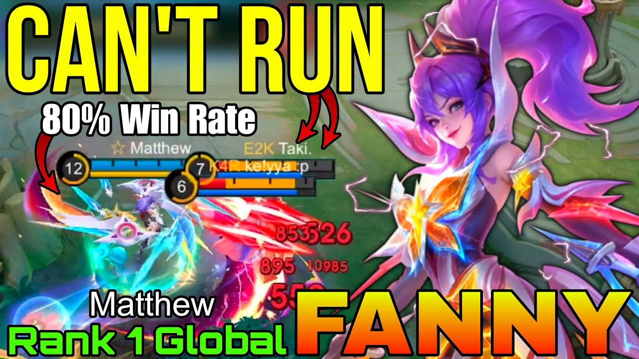 Deadly Carry Fanny 80% Win Rate - Top 1 Global Fanny by Matthew - Mobile Legends