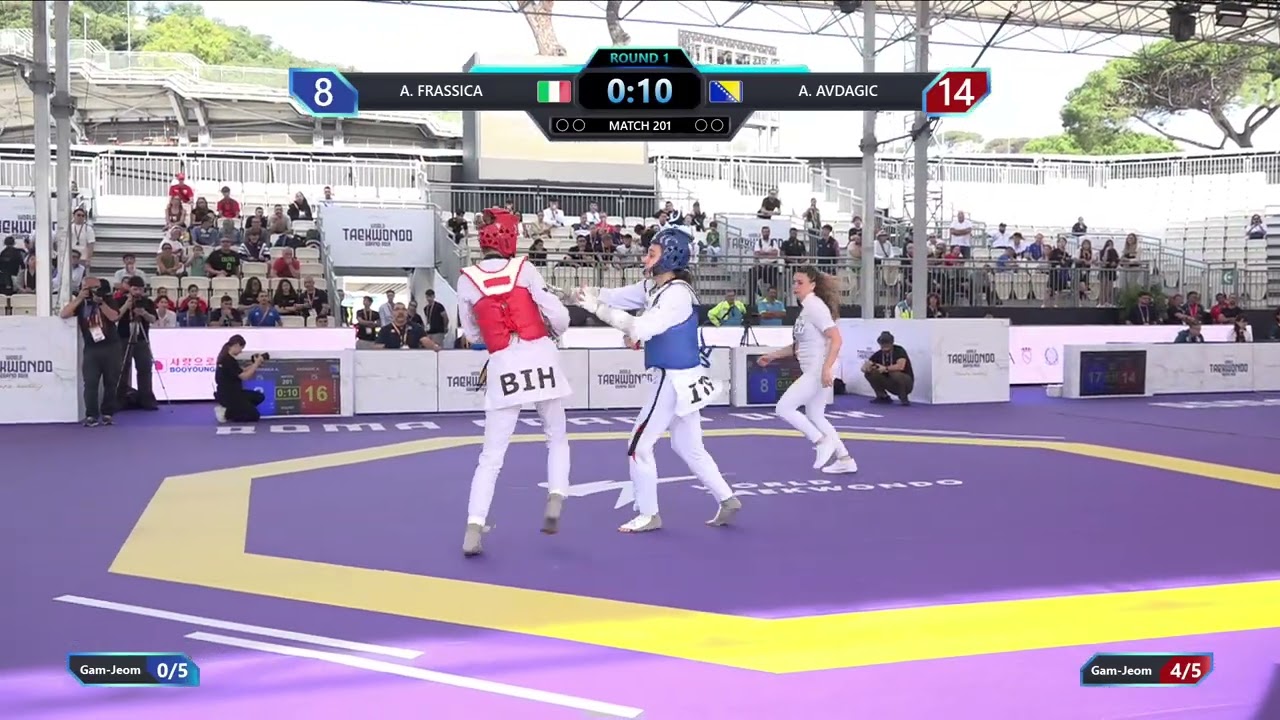 201 Round of 32 Women 57kg ITA A FRASSICA BIH A AVDAGIC PGM