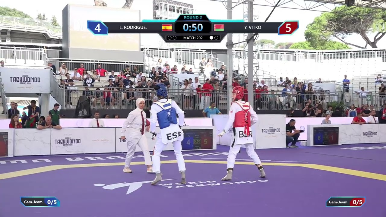 202 Round of 32 Women 57kg ESP L RODRIGUE BLR Y VITKO PGM