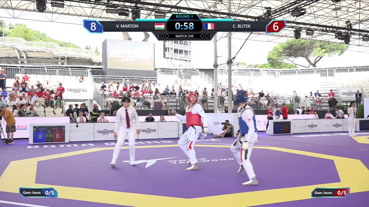 210 Round of 32 Women 67kg HUN V MARTON FRA C BLITEK PGM