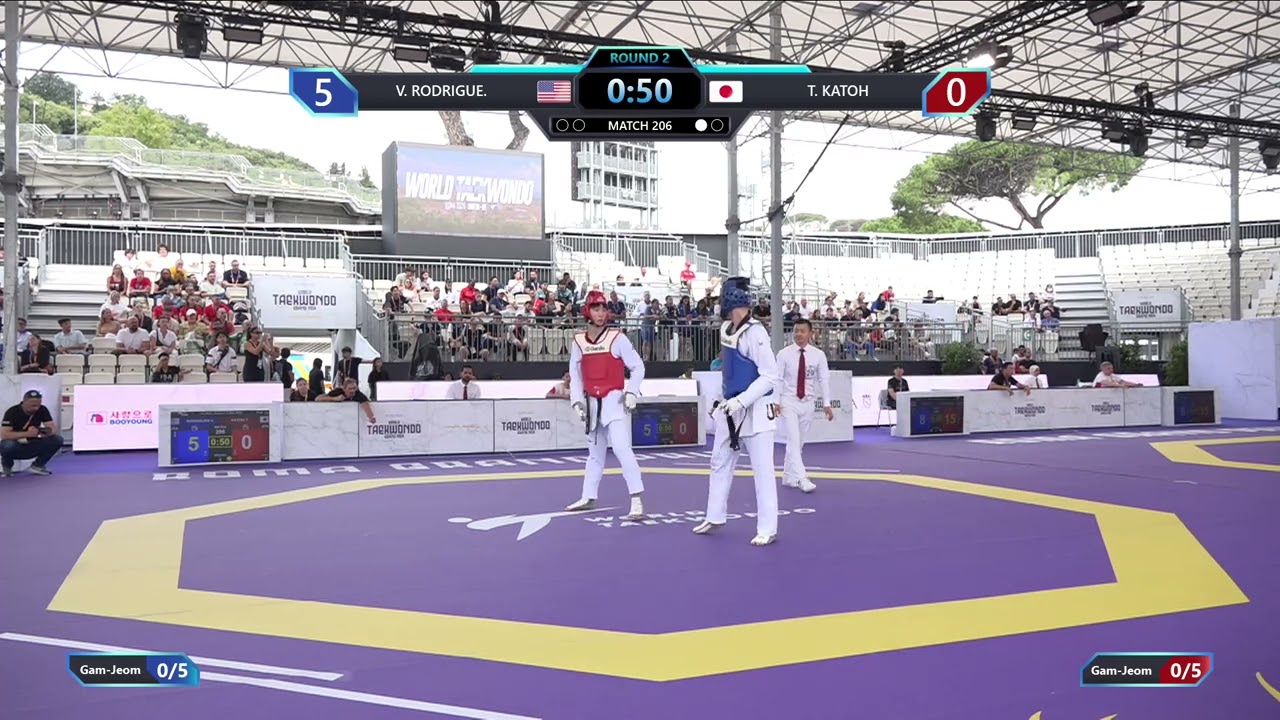 206 Round of 32 Men 80kg USA V RODRIGUE JPN T KATOH PGM
