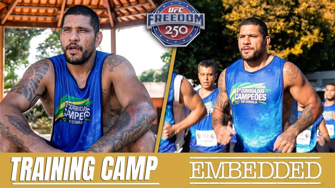 Alex Pereira's Training Camp Gets SERIOUS Before Ciryl Gane Showdown | UFC White House background