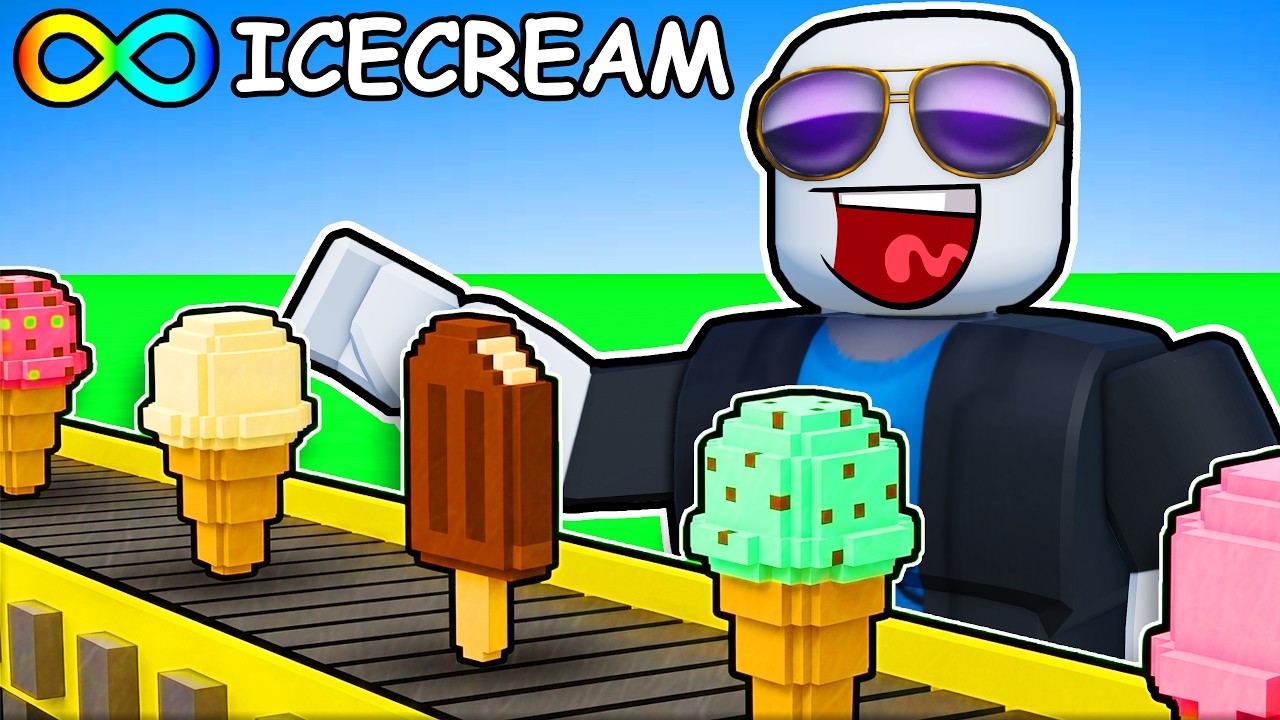 making an INFINITE Ice Cream Tycoon in Roblox...