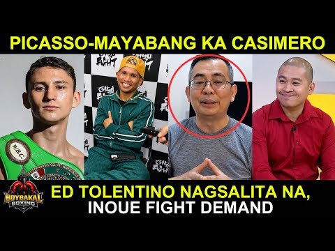 David Picasso-YABANG Mo Casimero Tayo Maglaban | Ed Tolentino May Reaction | Inoue Casimero Ikasa background