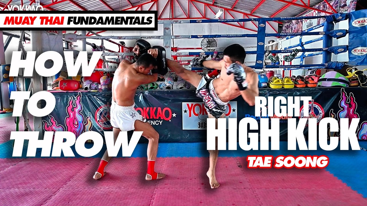 How to Throw a Right High Kick | Muay Thai Fundamentals
