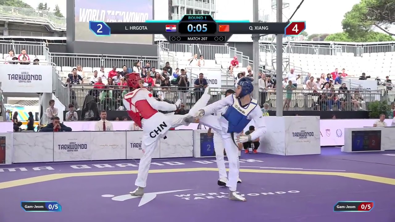 207 Round of 32 Men 80kg CRO L HRGOTA CHN Q XIANG PGM