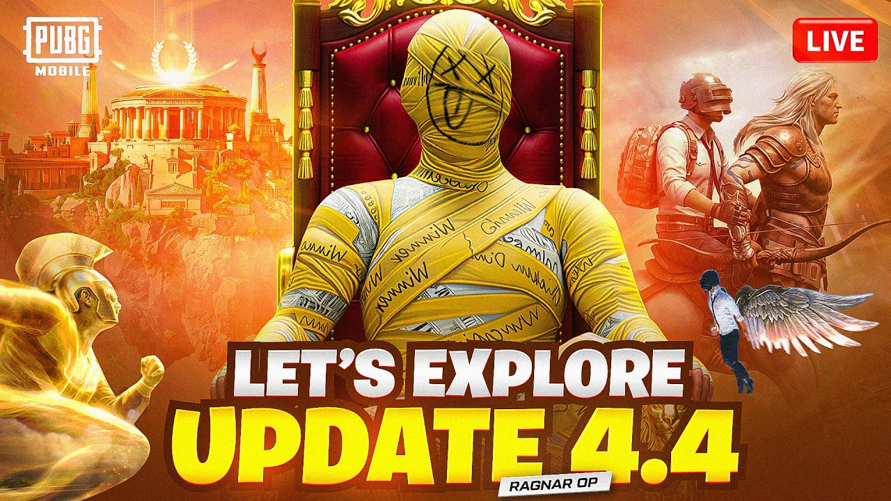 LETS EXPLORE NEW UPDATE 4.4π₯ | RagnarOp | PUBG Live Stream