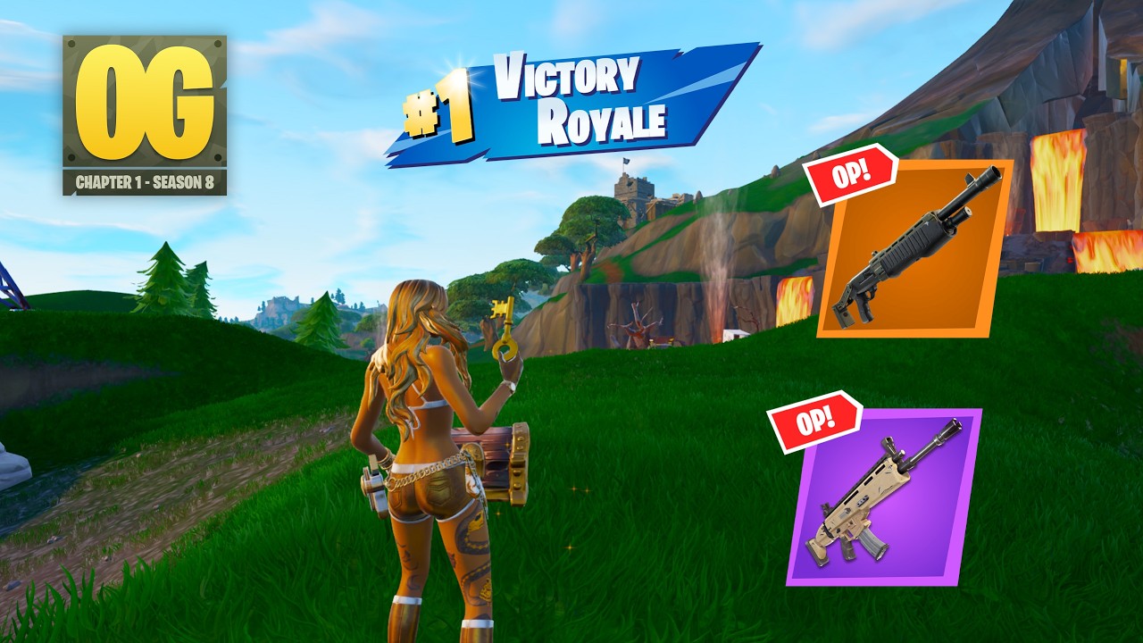 22 Kill Fortnite Solos "FORTNITE OG" | High Kill Fortnite OG Season 8 Gameplay (OG GRAPHICS)