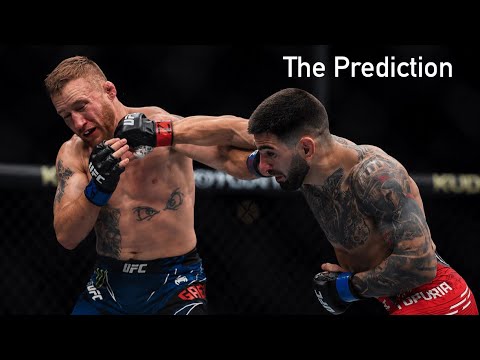 The Prediction: Ilia Topuria Vs Justin Gaethje background