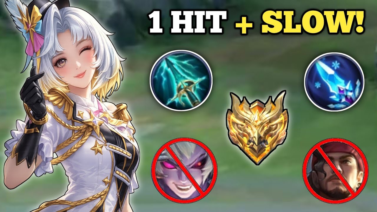 ZHUXIN 1 HIT + SLOW! (mythical glory!💀) ZHUXIN BEST BUILD AND EMBLEM -MLBB background