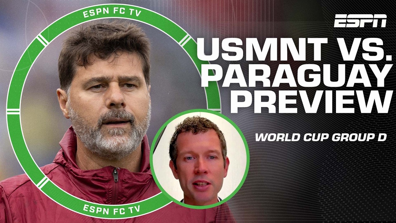 USMNT vs. Paraguay ⚽ What would a successful World Cup look like for USMNT? | ESPN FC background