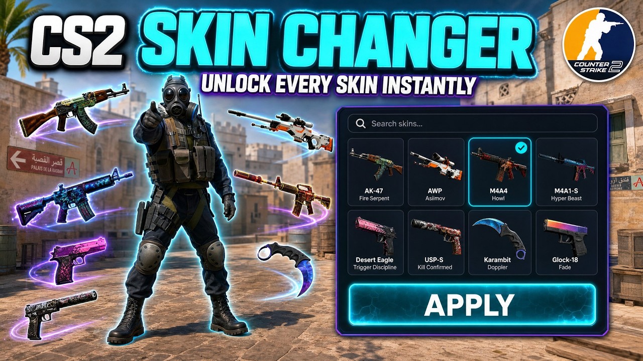 Free CS2 Skin Changer 2026 | Unlock ALL Skins Instantly - No Ban!