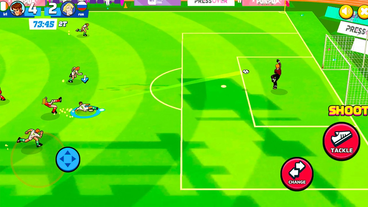 World Tour vs RUSSIA & CHINA! - Golazo! Arcade Soccer Gameplay
