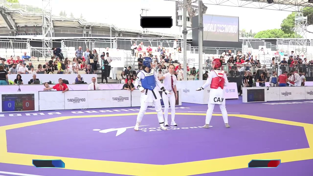 112 Round of 32 Women 67kg JOR R M ALRAWA CAN L ANDRIC PGM