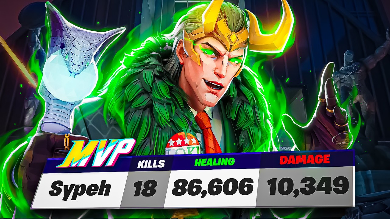 I OUTHEALED the entire lobby as LOKI (86K HEALING) | Marvel Rivals
