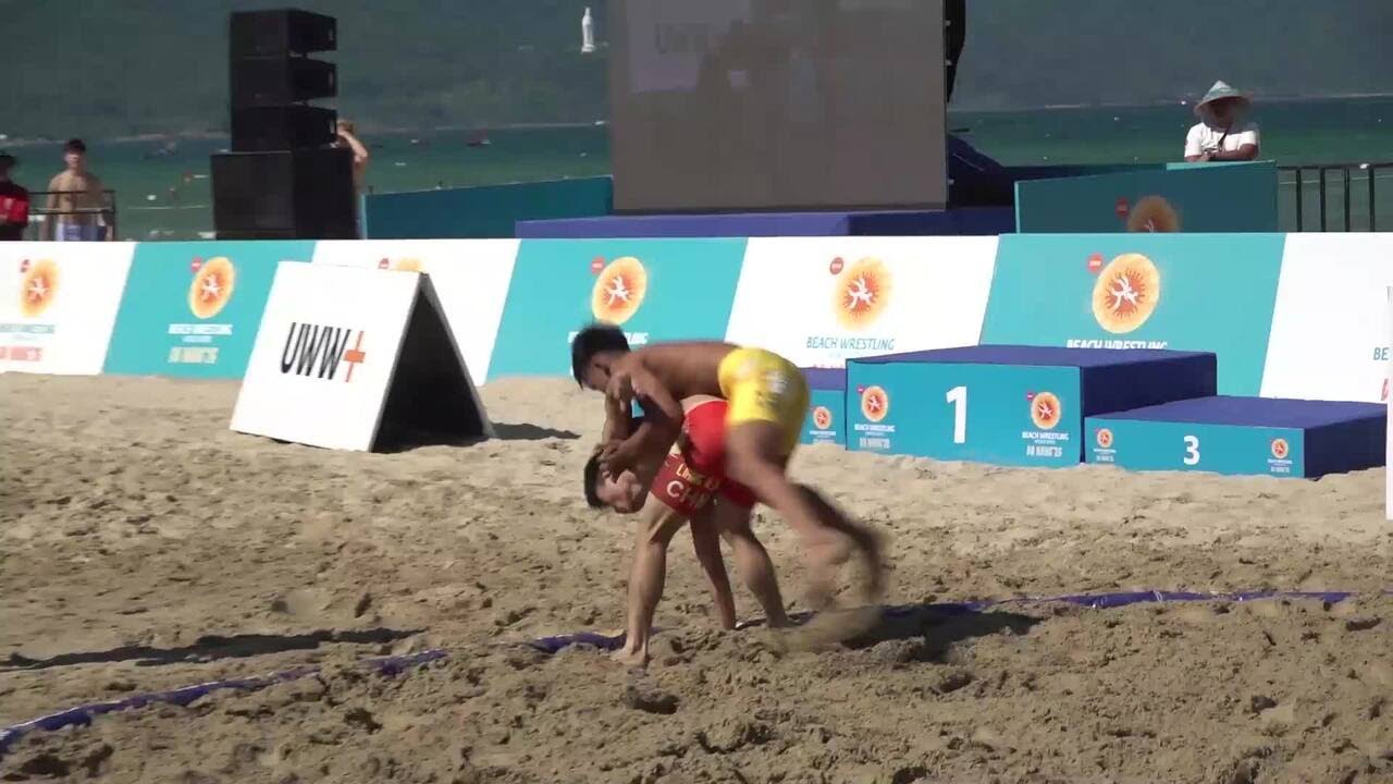 Minh Y NGO (VIE) vs. Wenhui LIANG (CHN) | U17 ASIAN BEACH WRESTLING 2026 | A | Round 2 | Men's BW 60