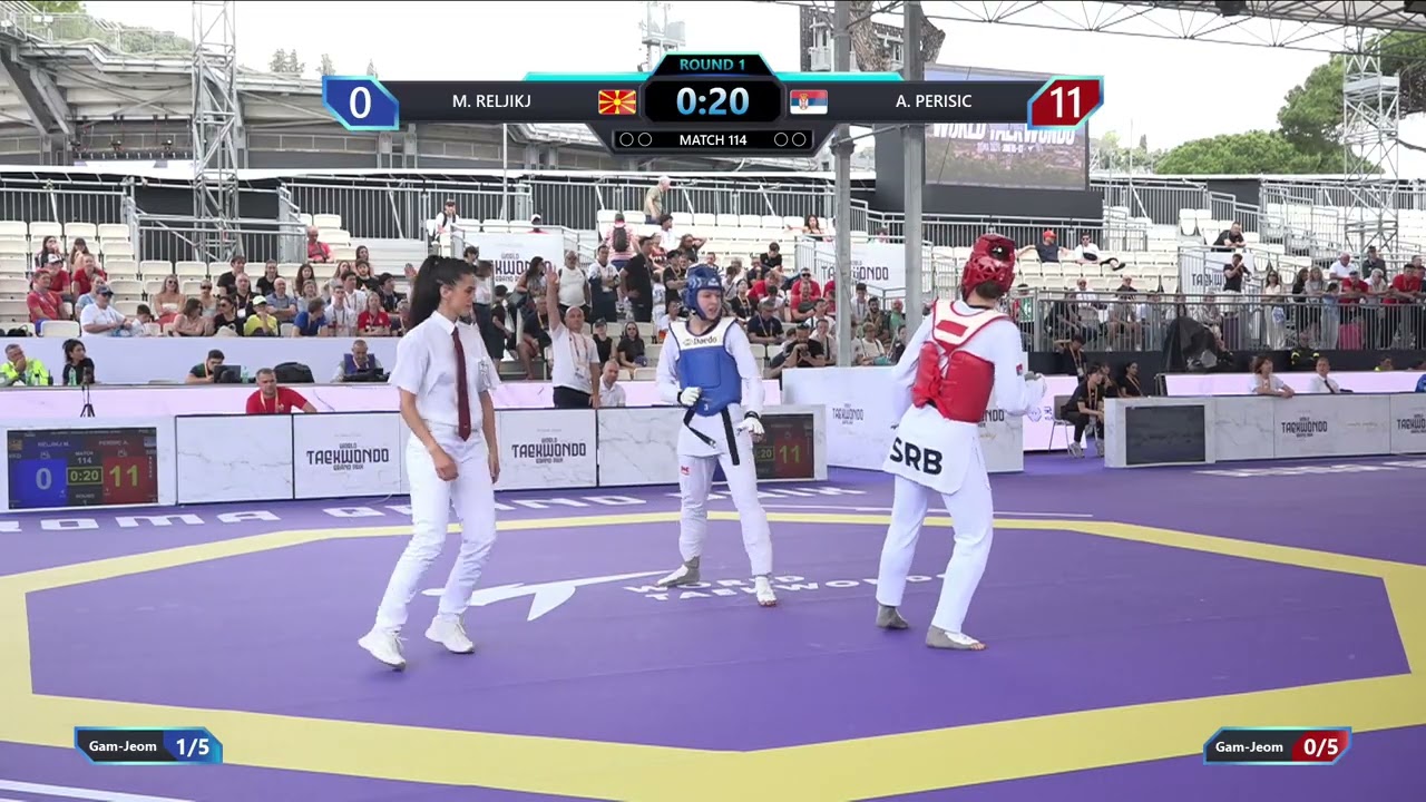 114 Round of 32 Women 67kg MKD M RELJIKJ SRB A PERISIC PGM