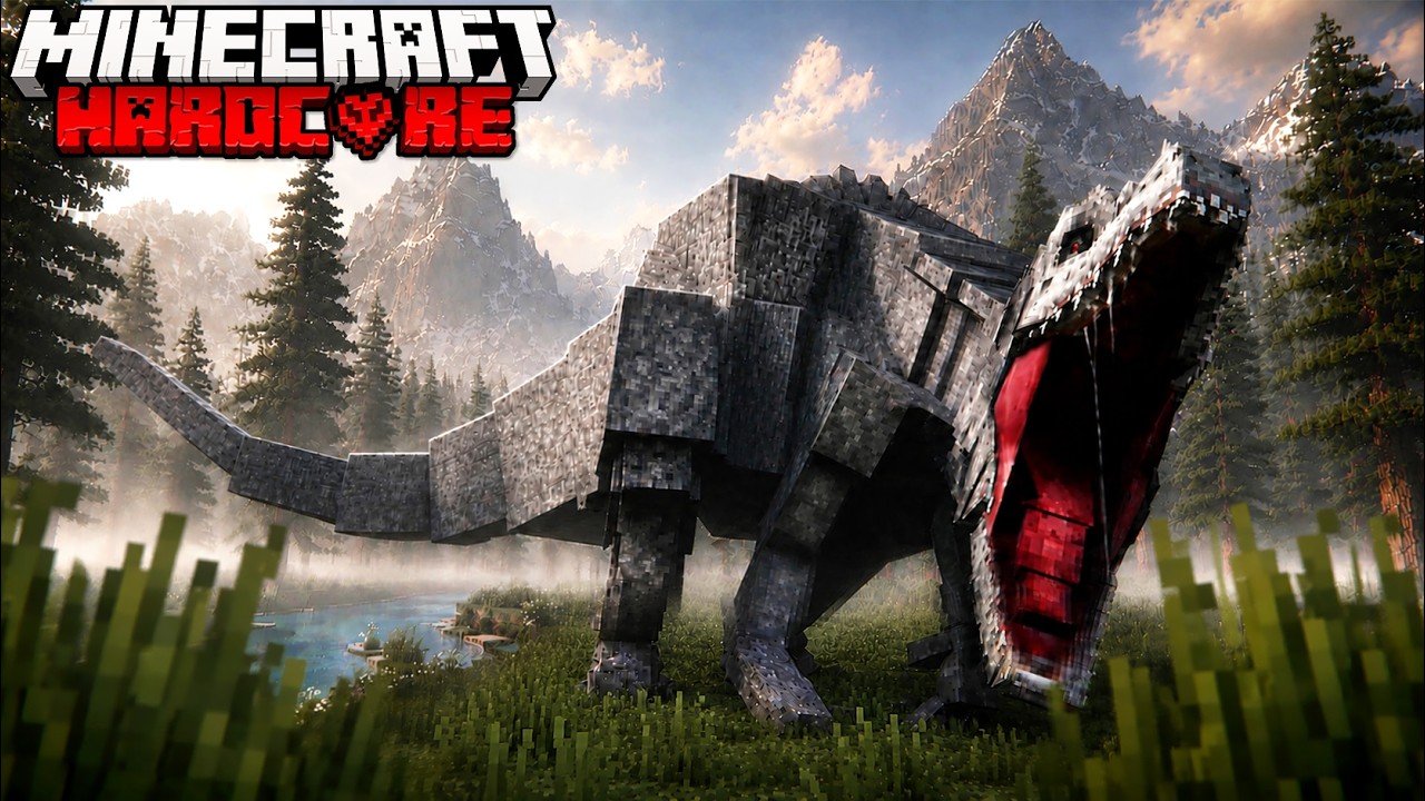 We Found Minecraft’s Indominus Rex… Now Its Hunting Us