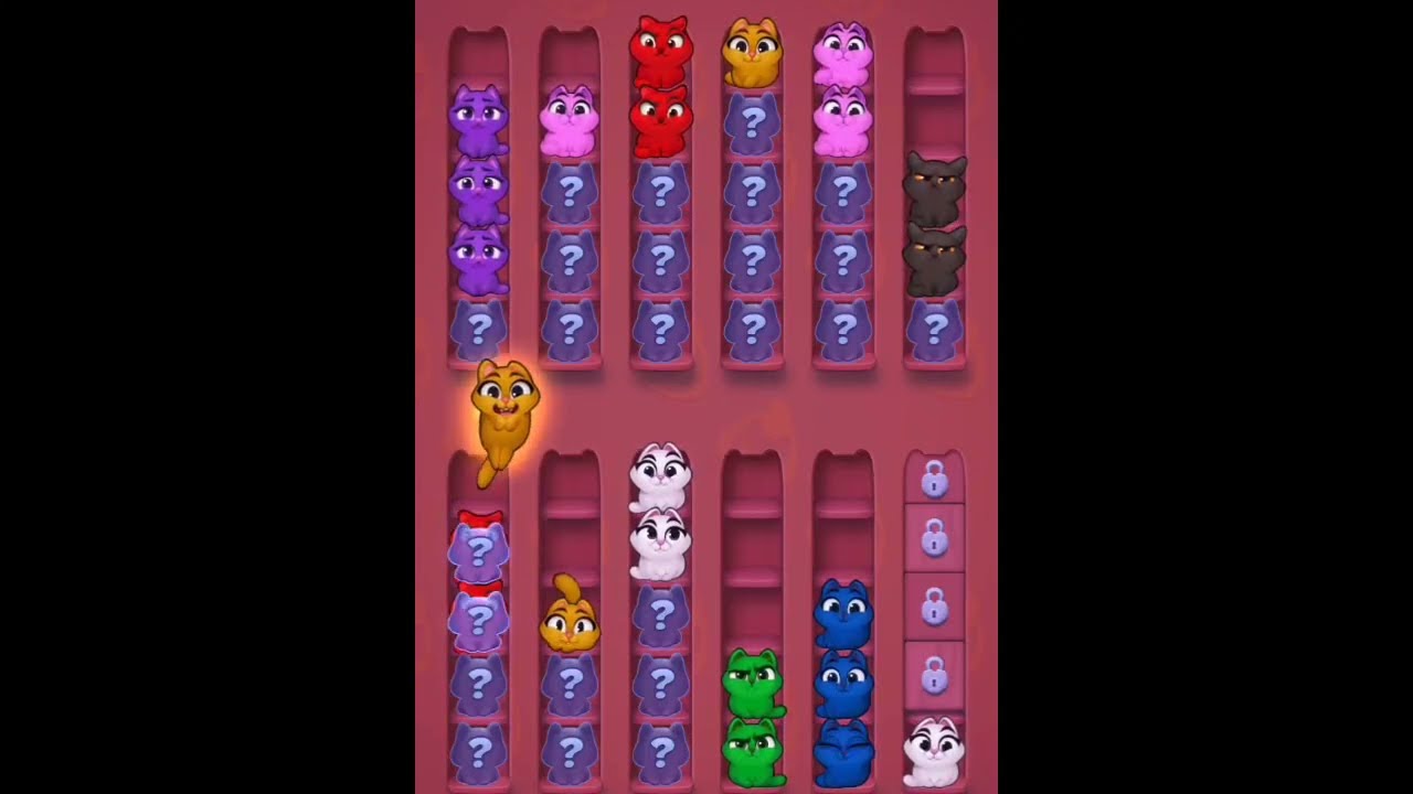 Cat Sort 🐱 Gameplay and Walkthrough 🎮 Android 📱 iOS 📱 #shorts #fun #gaming #asmr