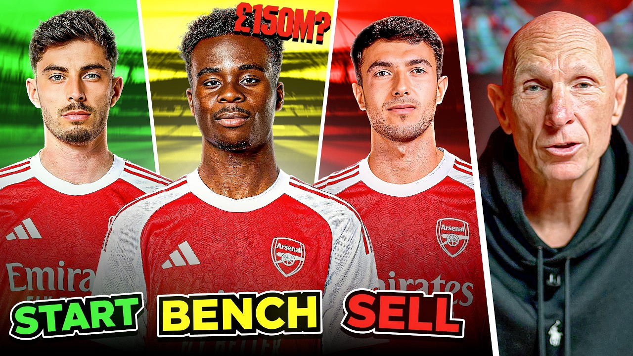 "I'd Sell Saka IF...!" | Arsenal's START, BENCH, SELL Ft. Lee Judges
