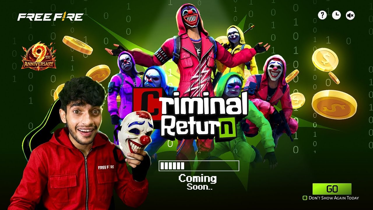 CRIMINAL RING 100% ✅️ Free Fire Max